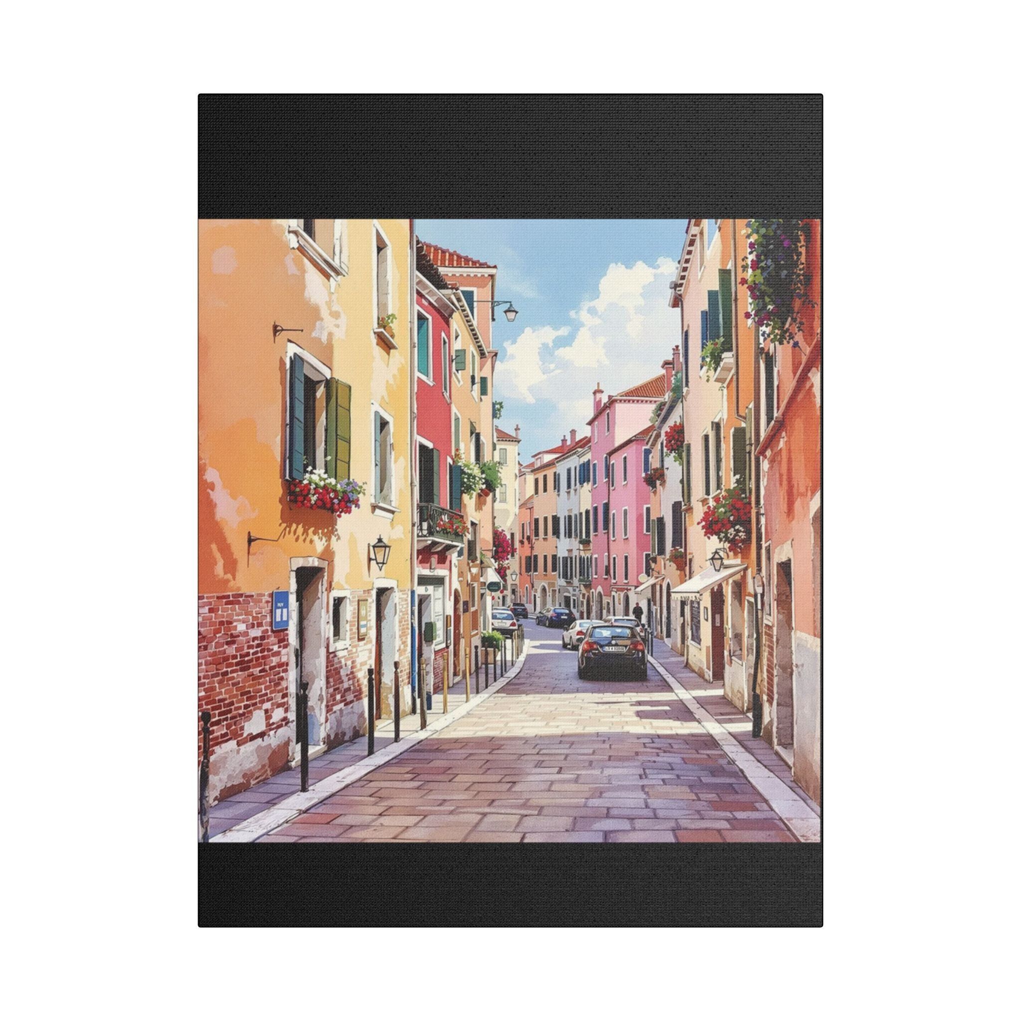 Venice Italy Watercolor Canvas Print for Stunning Home Decor - Rosetta Creative Boutique